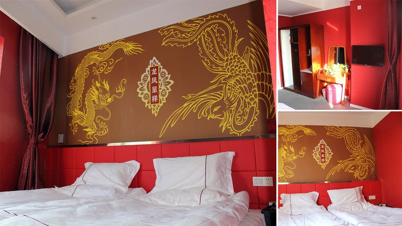 Taiyuan Near Sansheng Stone Lovers' Theme HotelGuest Room