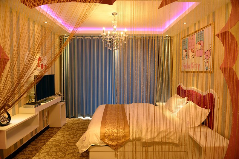 Kunming Hello Kitty Theme Apartment Guest Room