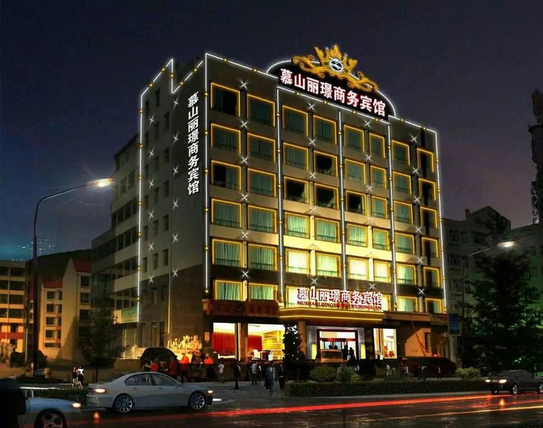 Mushan Lijing Business Hotel Qilian over view
