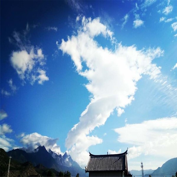 Lijiang, a cup of tea inn over view