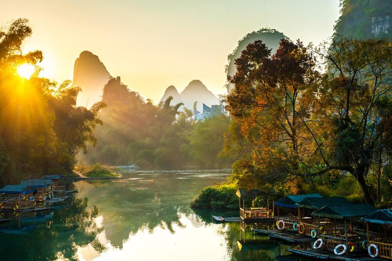 Backyard · Yangshuo Art Museum Light Luxury Holiday Hotel Over view