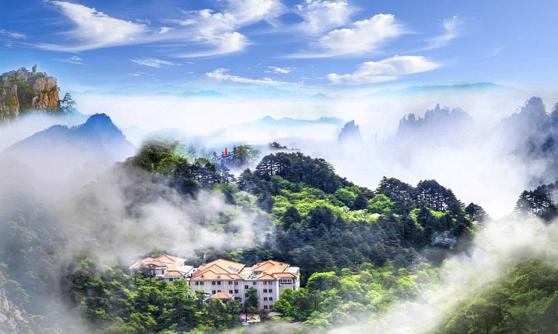 Huangshan Shilin Hotel over view