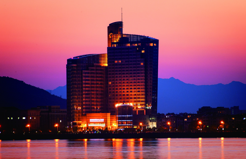 Fuyang International Trade Center Hotel over view