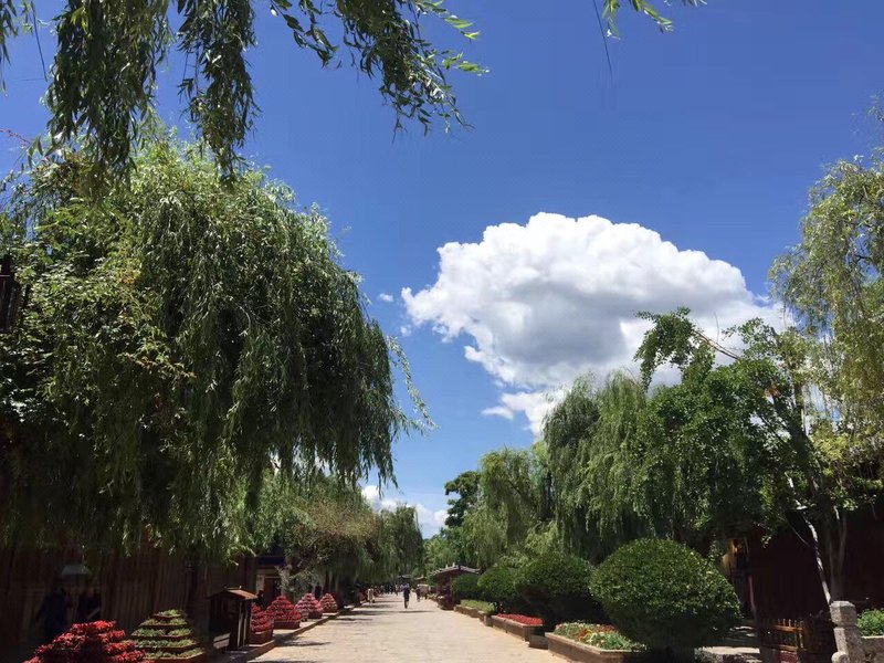 LiJiangMuFuMiJingKeZhan酒店外观