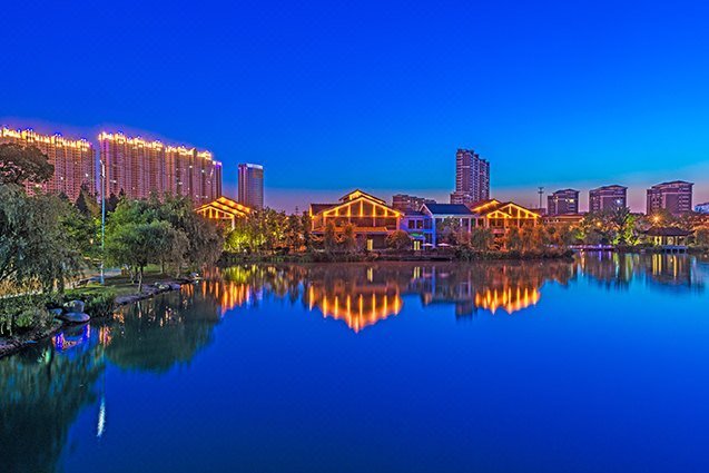 Sunshine Peninsula Jinsha Hotel over view