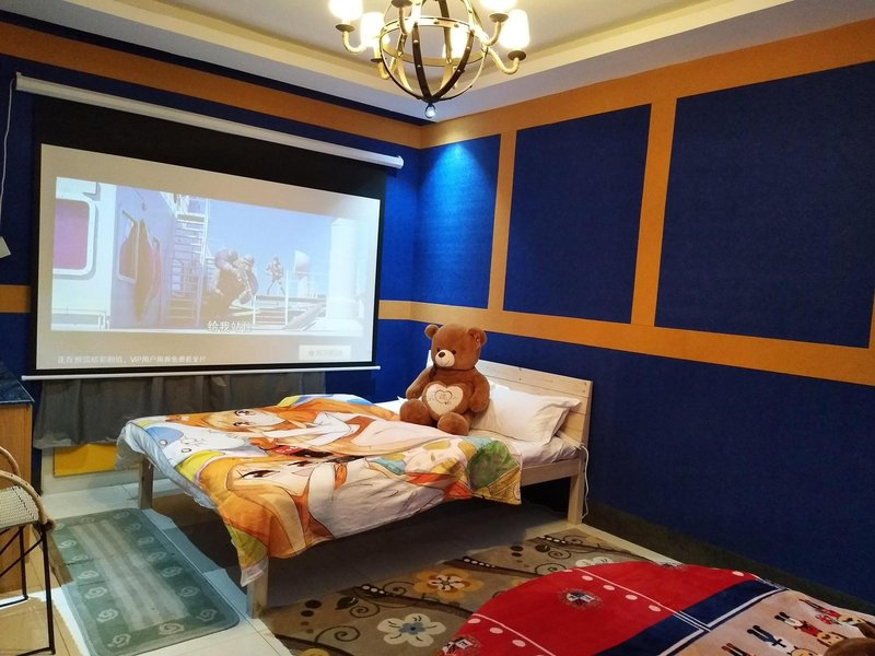 Lanzhou city xinjia movie bar apartment Guest Room