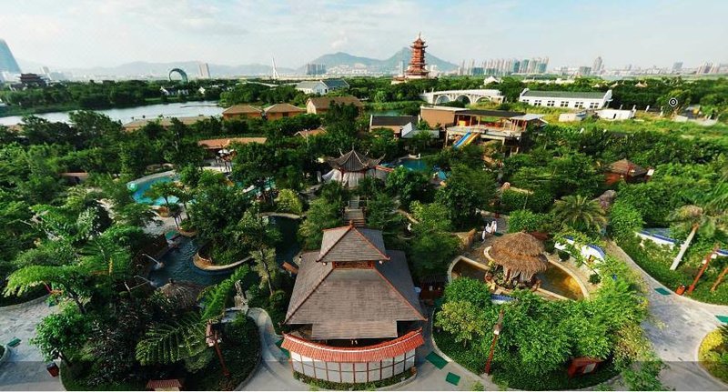 Xiamen Tianmu Hotspring Resort over view