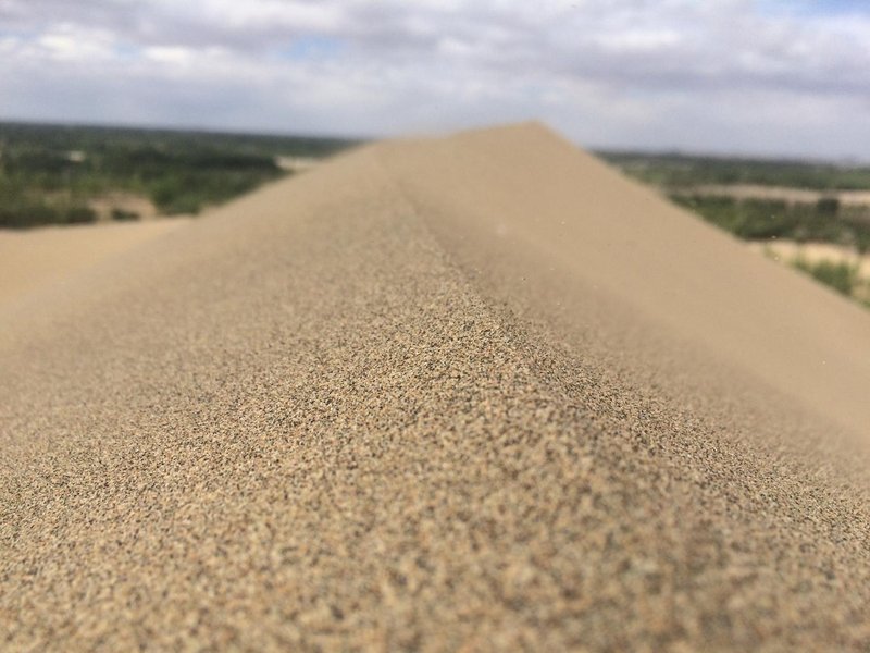 Dunhuang mountain walkers international desert camping baseOver view