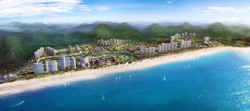 Haibeike Holiday Apartment Hotel (Yangjiang Hailing Island Poly Silver Beach Baiheyu)Over view