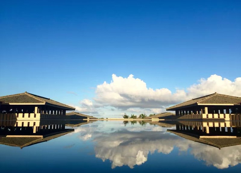 Chinese Courtyard on the Sea Resort Villa Sanya Xiangshui Bay Over view