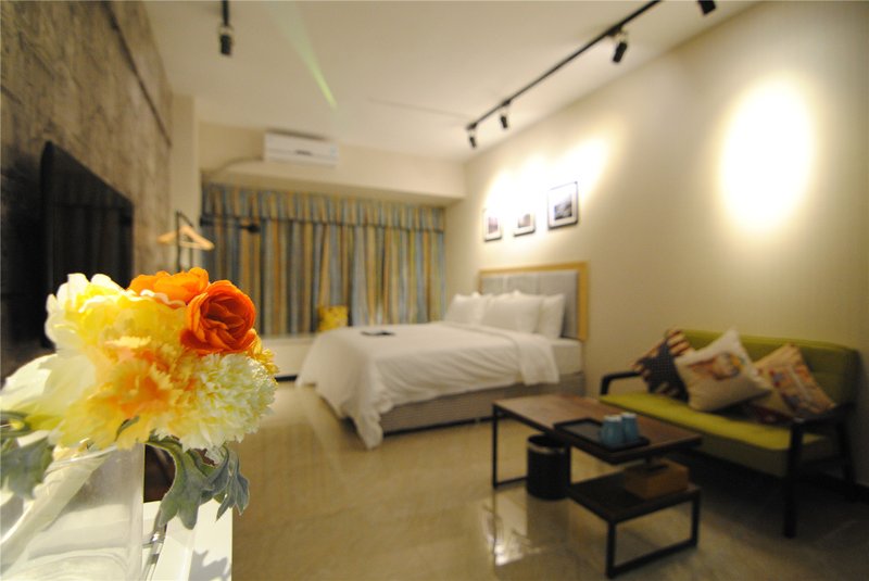 Shiguang Lvren Boutique Apartment Hotel (Chongqing Guanyinqiao Jiujie) Guest Room