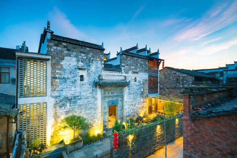 婺源积微山舍外景图