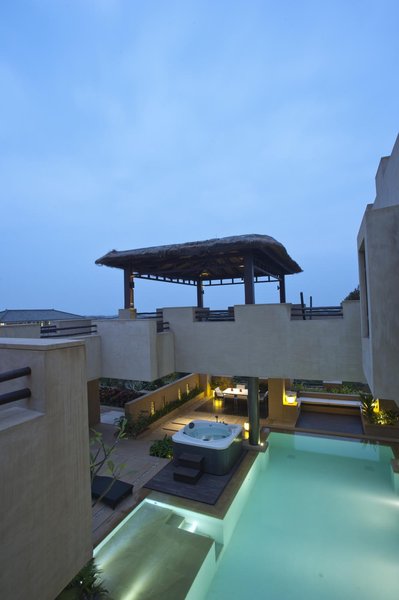 Chinese Courtyard on the Sea Resort Villa Sanya Xiangshui Bay Over view