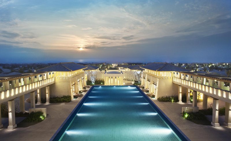 Chinese Courtyard on the Sea Resort Villa Sanya Xiangshui Bay Over view