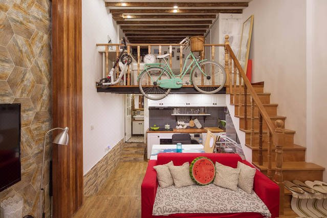 Dudong Loft Shikumen Laoyangfang Hostel Guest Room