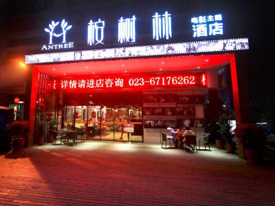 重庆桉树林电影主题酒店外景图