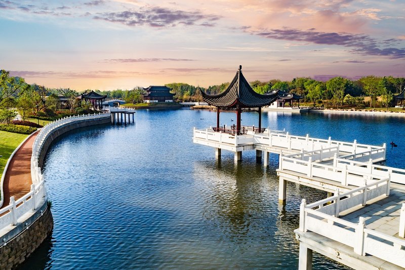 Shuxiang mansion of Bailu Lake Villa in Huai'an Over view