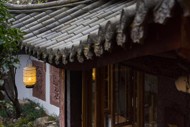 Wenjinyuan Old Town Private Panoramic Courtyard over view