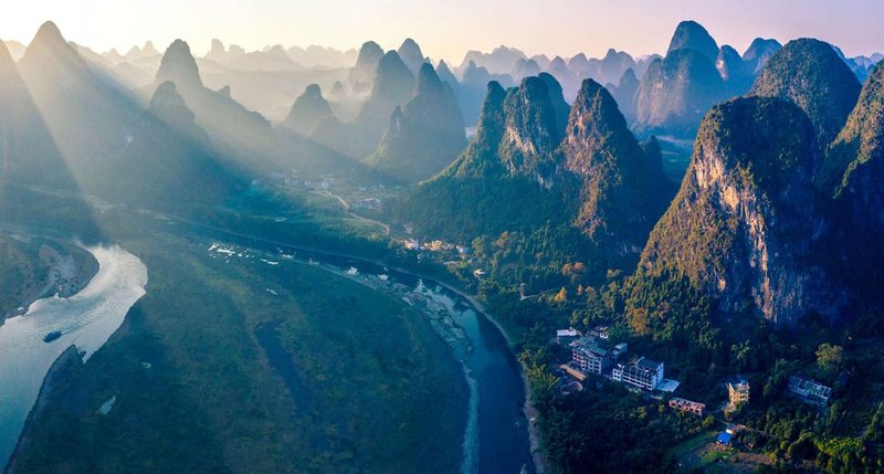 Landscape YangShuo Hotel Over view