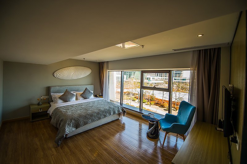 Yunduan Light Luxury Holiday Apartment (Qingdao Chengshi Yangtai) Guest Room