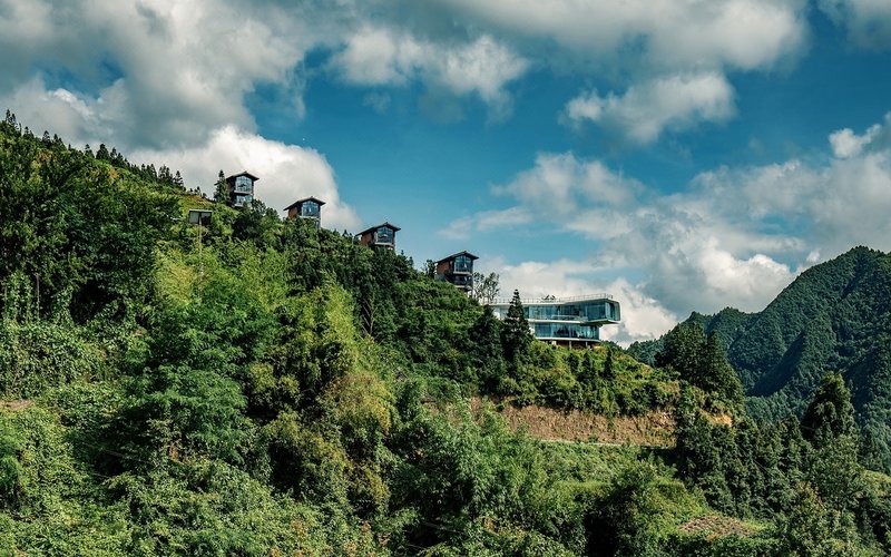 Leishan Xijiang Longtangshan house Over view