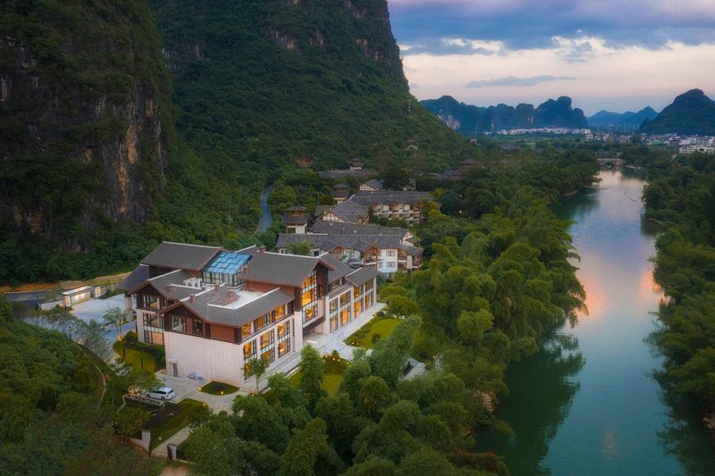 Yangshuo Yulong River Impression ResortOver view