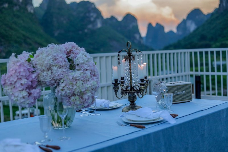 the thousand and one tourism&homestay（yangshuo yulonghe hotel ）Restaurant
