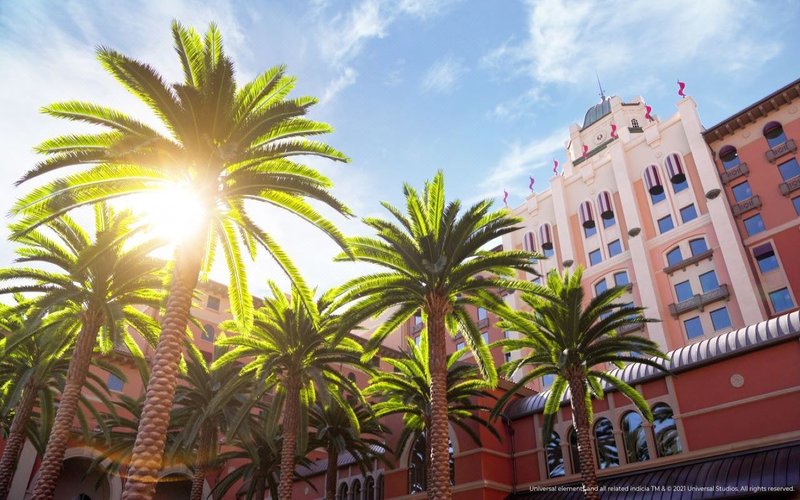 The Universal Studios Grand Hotel over view