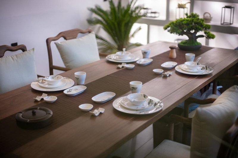 Mount Wutai Qizhu Cottage 餐厅