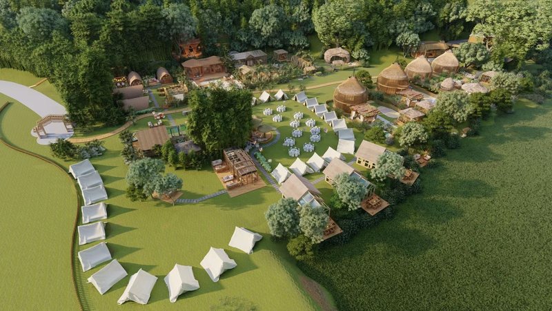 Dongfangcun Senye Resort over view