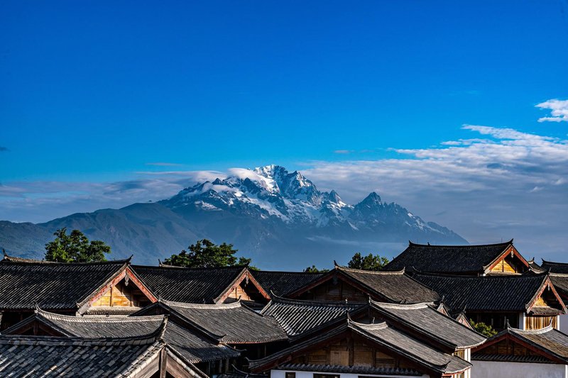 Designer of Lijiang Three Bears Watching the LandscapeOver view