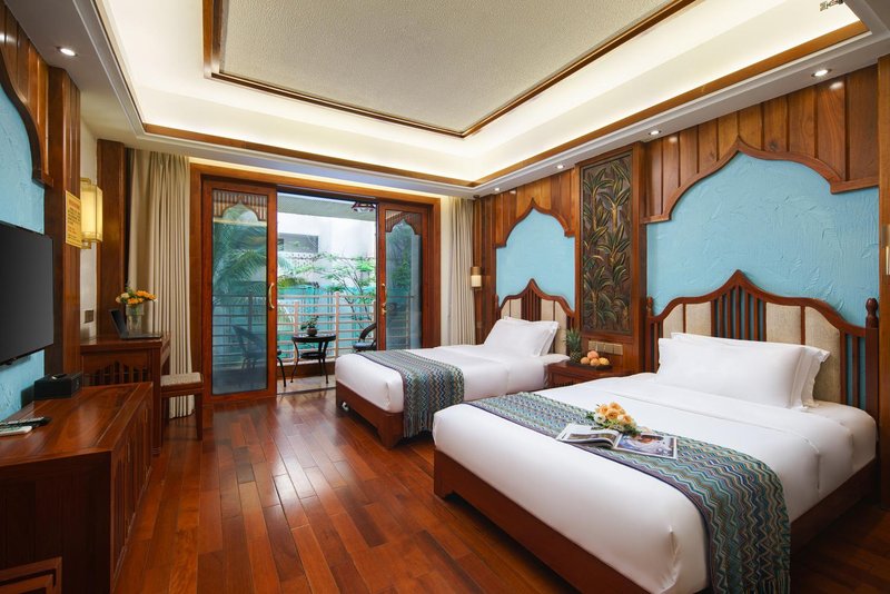 Jiuyun Tianqidaixiang Garden Hotel (Xishuangbanna Jinghong Gaozhuang Star Night Market) Guest Room