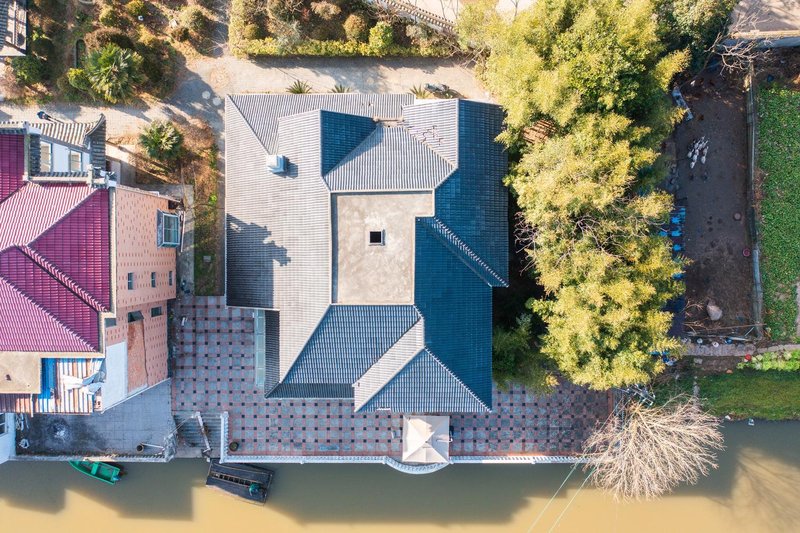 Chongming Meishu Time Pool Party Party Holiday Villa Over view