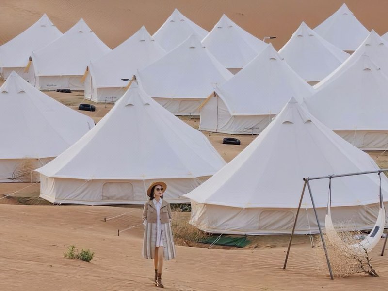 Zhongwei Shapotou Tengri Starry Sky Time Camp Over view