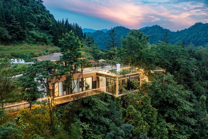 Simianshan Mountain Villa Starry Sky Homestay over view