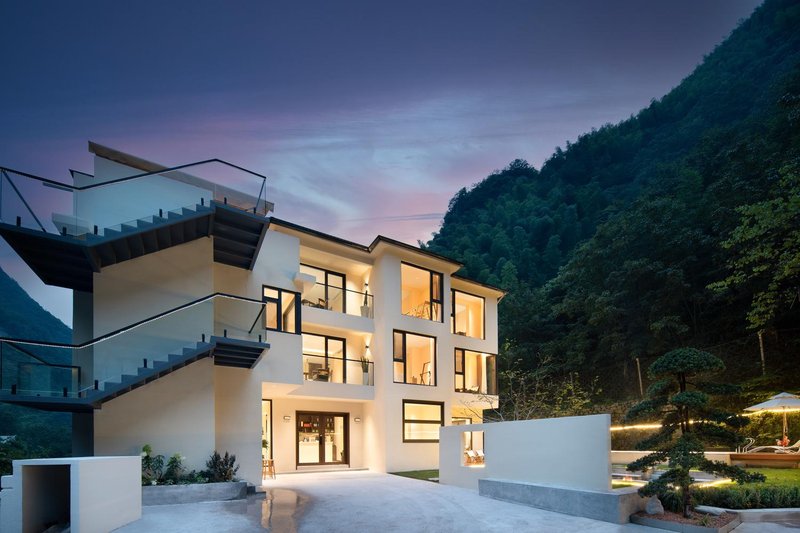Anji Xiaowushan Sleeping Mountain Hawthorn Secret Land Grace Mountain View Retreat Beauty SuOver view