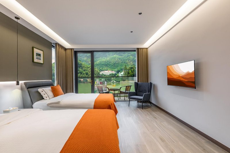 Yunshang Grassland·Wuyi·180° Lake View Mountain Luxury Holiday Beauty VillaGuest Room