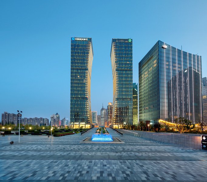 Mandarin Oriental Pudong Shanghai over view