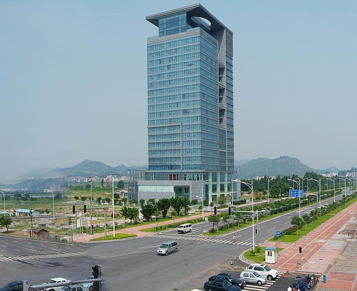 Guangzhou Nansha Pearl River Delta World Trade Center Tower Over view