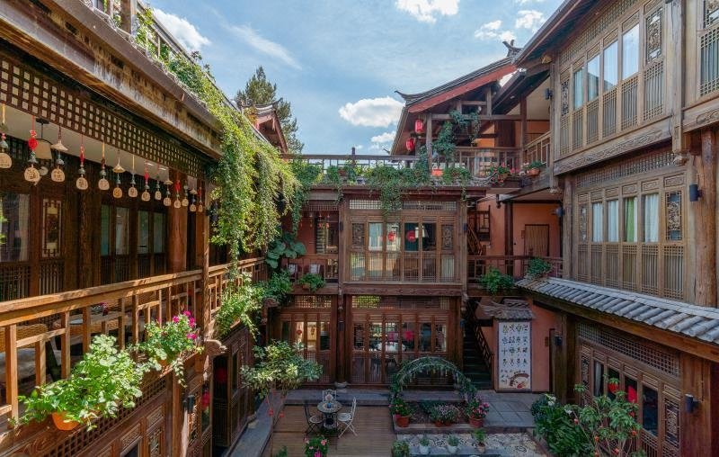 丽江束河如苑公馆外景图