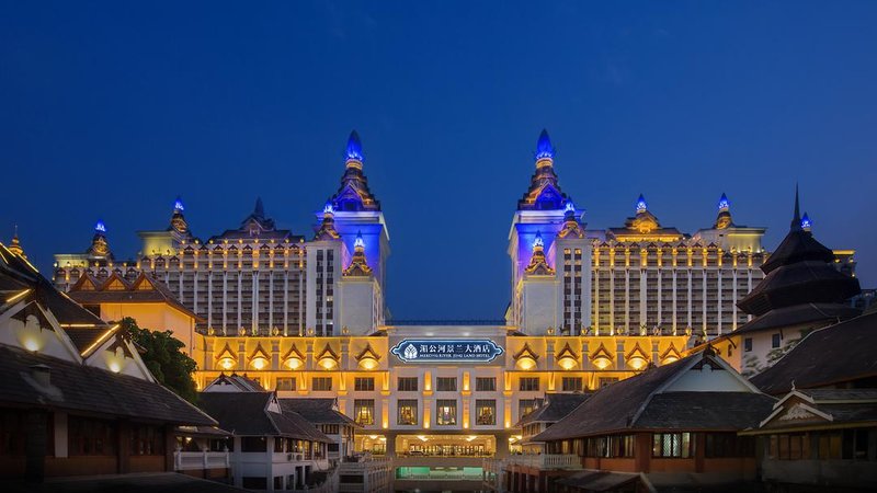 Mekong River Jinglan Hotel over view