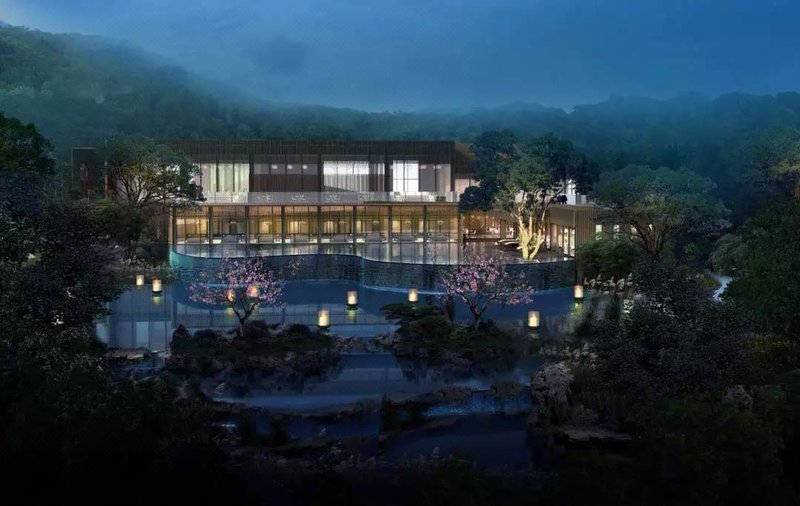 Taohuatanpan Forest Hot Spring Resort over view