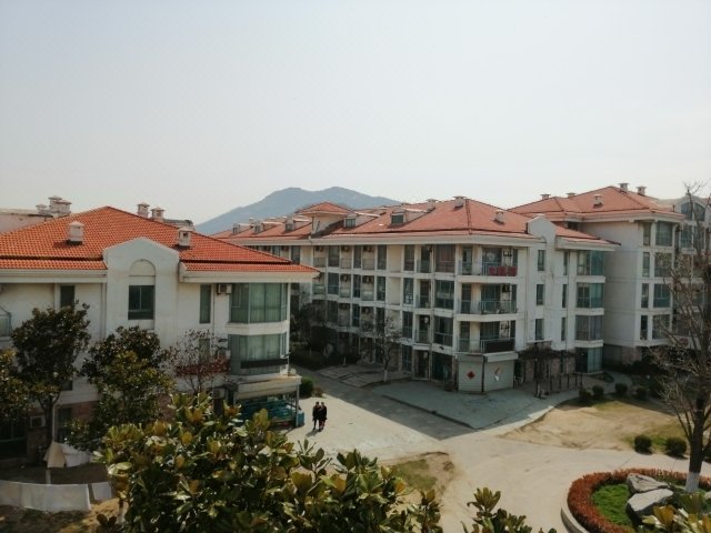 Golden beach resort hotelOver view