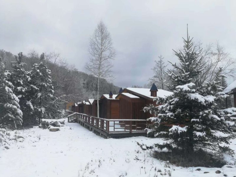 Changbai mountain cottage camp Over view