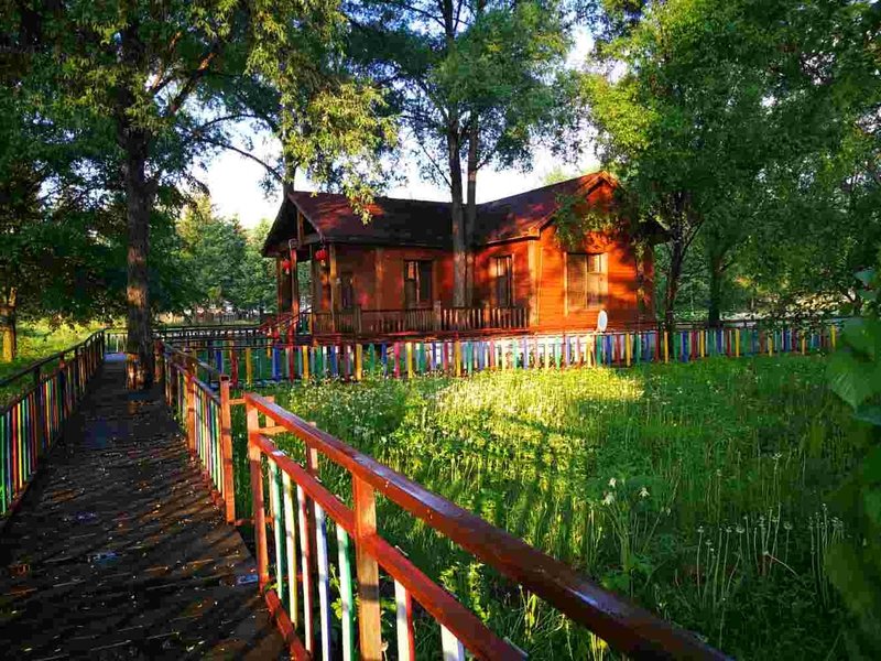 Changbai mountain cottage camp Over view