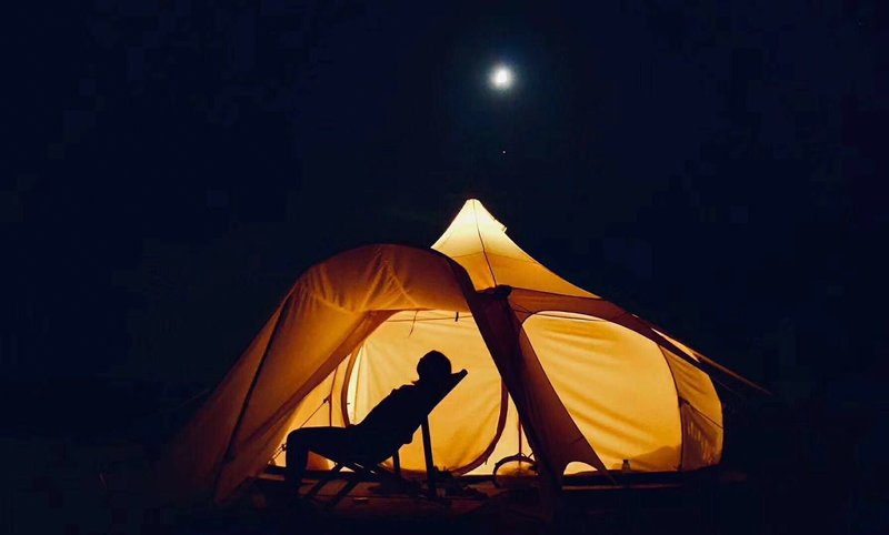 Outdoor Luxury Tent in ShuiDongGou,Otog Front Banner Over view