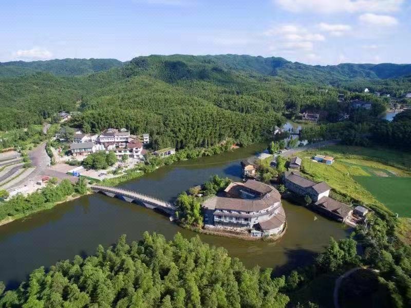 Bamboo Sea Penglai Leisure Island Changning County Over view