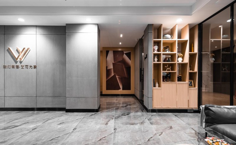 Evening Art Hotel Lobby