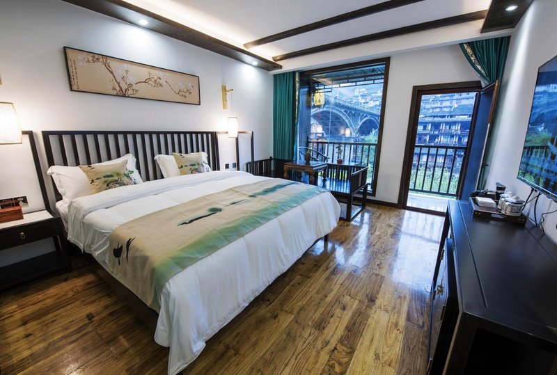 Jiang'an Liangzhu River View Hostel Guest Room