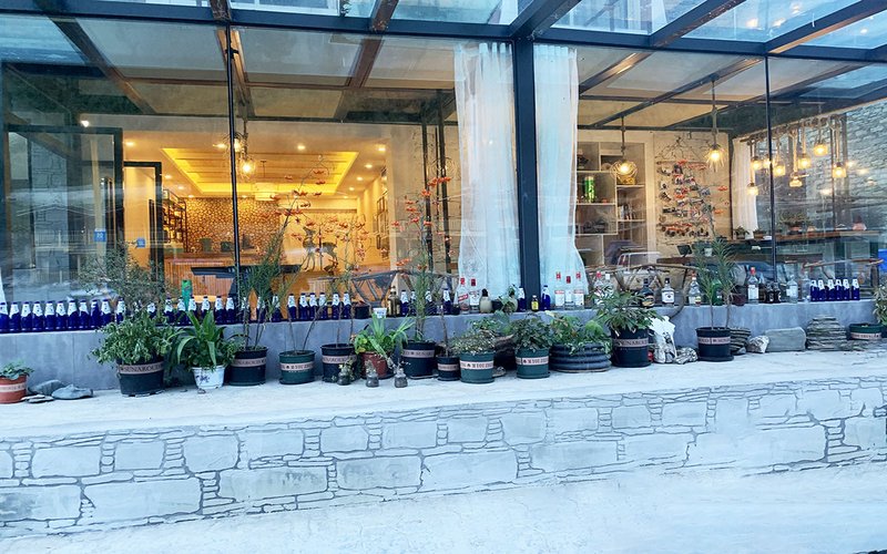 Aba back four girls mountain hotelOver view